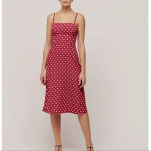 Reformation  Afternoon Campari Dress
